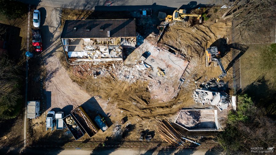 Chantier de démolition