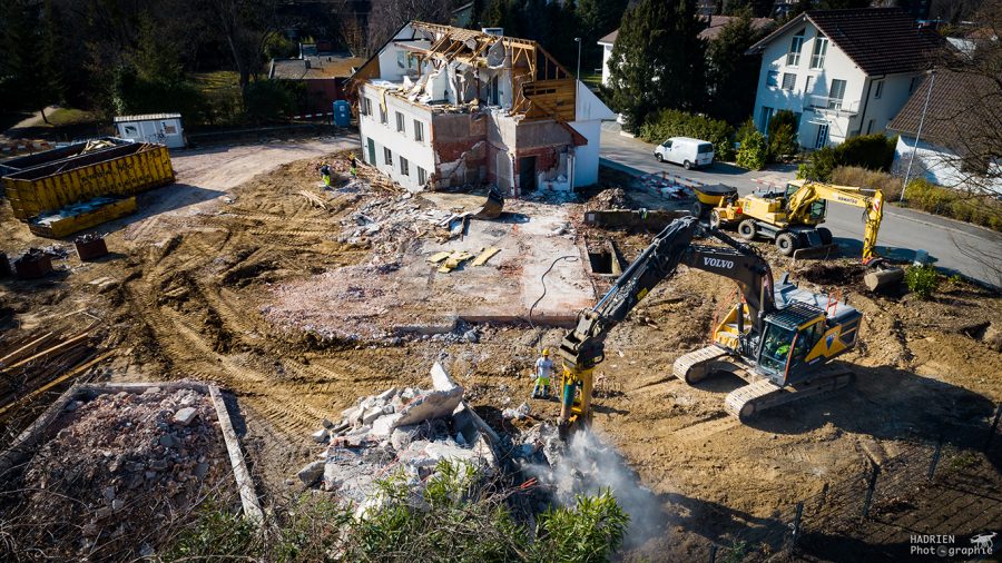 Chantier de démolition